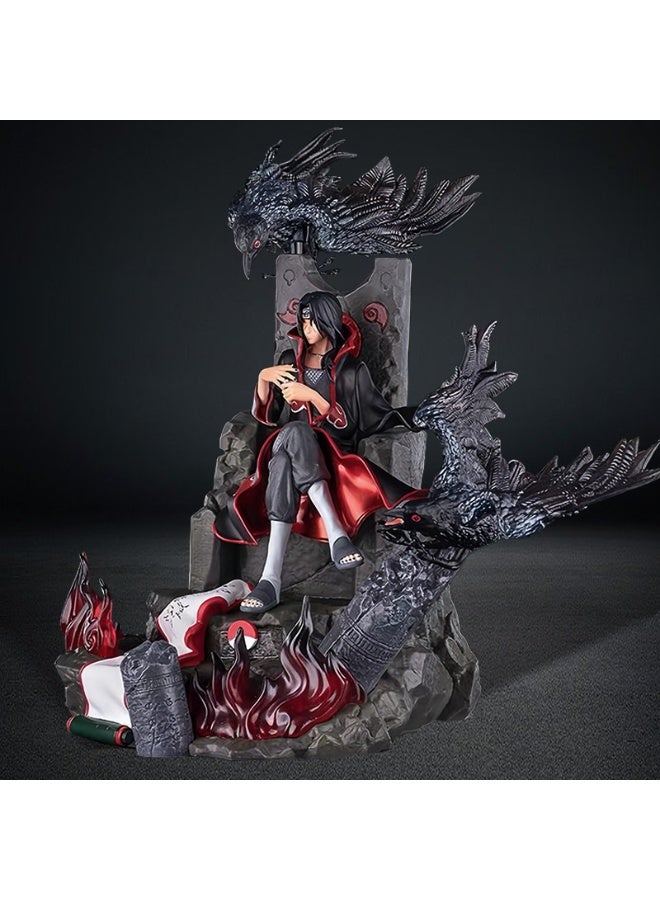 Naruto Uchiha Itachi Throne Figure and Majestic Anime Model , Desk Centerpiece and Premium Birthday Gift,33cm - Image 3